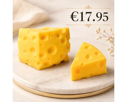 Squishy Toy Kaas - Cheese - 2 stuks - Vierkant en punt - Fidget - Anti stress - Kinderen