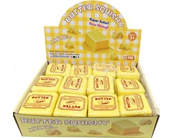 Squishy - boter - slow rising - 7x7 cm - fidget - tiktok trend - butter - kinderen