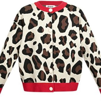 Gimme - dames vest met luipaardprint - casual - tijgerprint