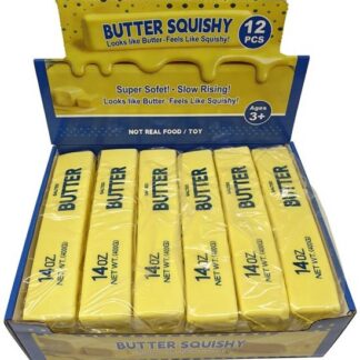 Squishy boter XL 21 cm - slow rising - butter -kinderen - fidget