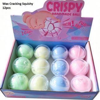 Squishy Bal Wax Cracking – Crispy Fidget Toy - 5.5 cm – Stressverlichtend Speelgoed – Knijpbal - 1 stuks