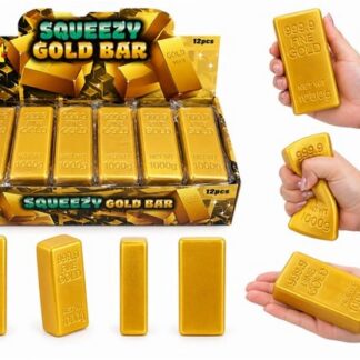 Squishy Goudstaaf – 13 cm – Gouden Squeeze – Fidget Toy – Stressbal – Speelgoed voor Kinderen - TikTok Trend - 1stuk