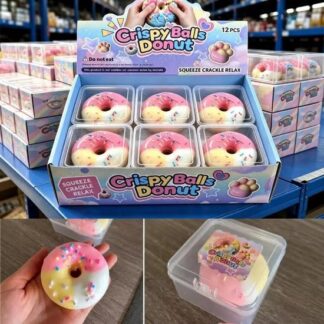 Squishy Cracking Wax Donut - 1 stuk - 7 cm - Fidget Toy - Tiktok Trend - Stressverlichtend