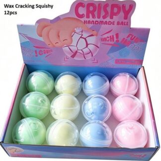 Squishy Bal Wax Cracking – Crispy Fidget Toy - 5.5 cm – Stressverlichtend Speelgoed – Knijpbal - 1 stuks