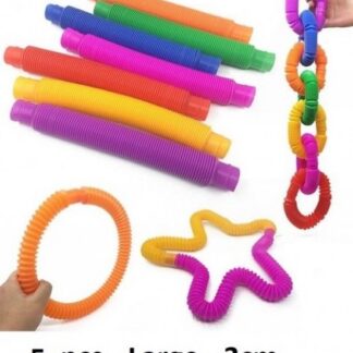 Wacky Pop Tube - 10 Stuks - Fidget Toy - Verschillende kleuren - Kinderen