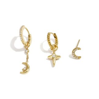 Liora - Oorbellenset - Goud - Stainless Steel - - Goud