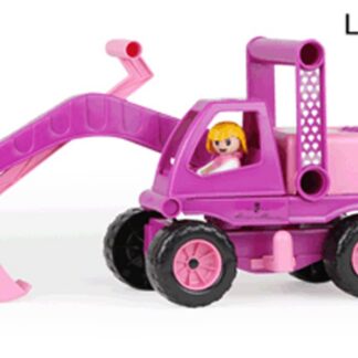 Lena kraanwagen roze 35 cm