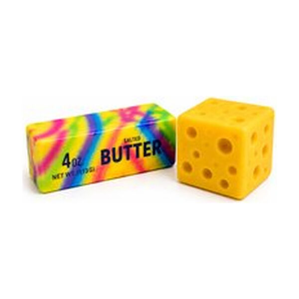 Squisy set boter en kaas - butter - cheese - squishy - fidget - fidgettoys - kinderen - kneden - stress